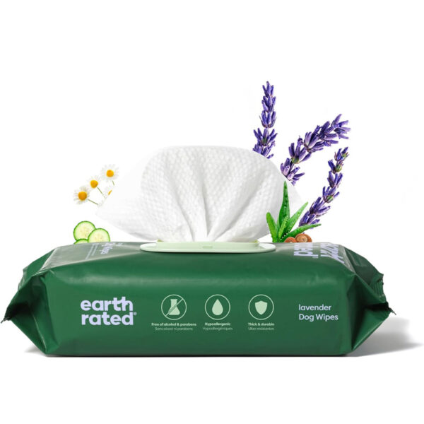 Earth Rated Dog Wipes Lavendel Composteerbaar