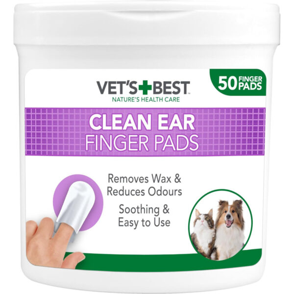 Vets Best Clean Ear Finger Pads
