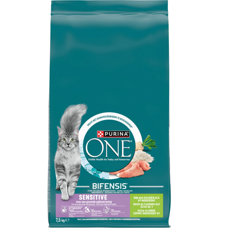 Purina One Sensitive Kalkoen / Rijst