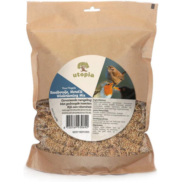 Utopia Roodborst / Merel / Winterkoning Mix