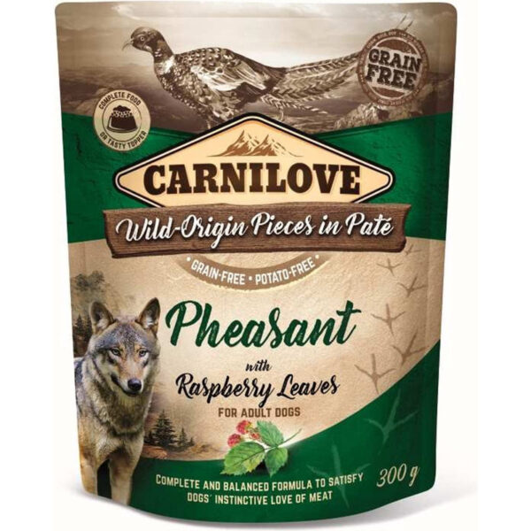 Carnilove Dog Pouch Fazant / Frambozenblad