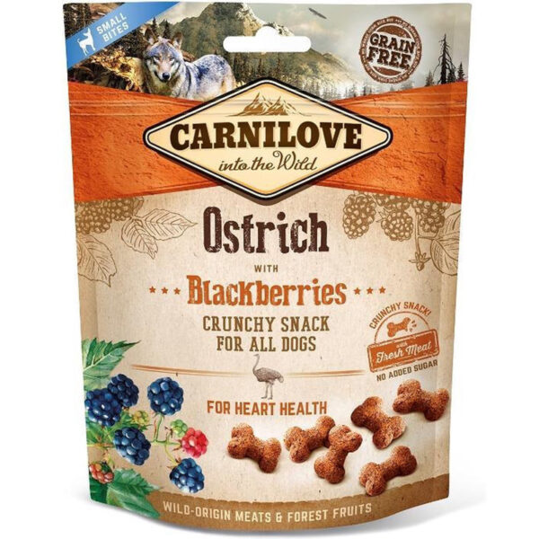 Carnilove Crunchy Snack Struisvogel / Zwarte Bes