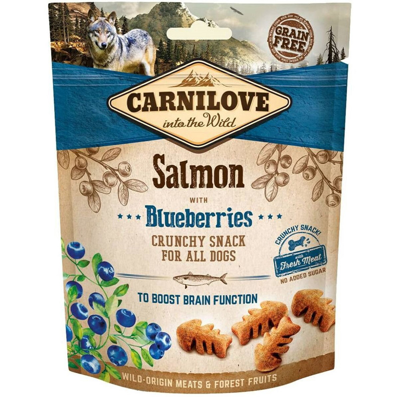Carnilove Crunchy Snack Zalm / Blauwe Bes