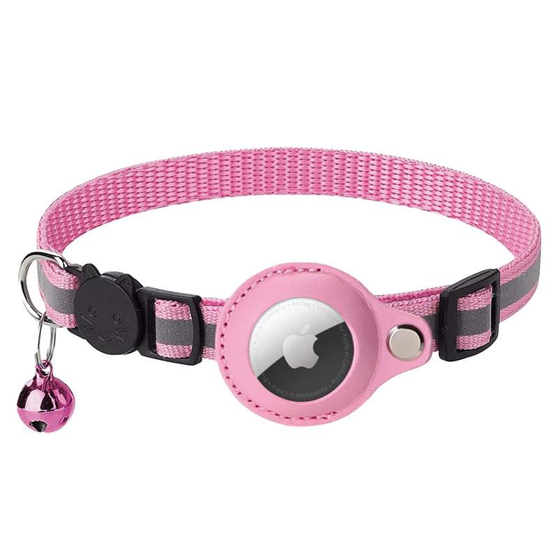 Croci Halsband Kat Met Tag Houder Roze