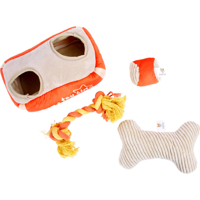 Fofos Hide & Seek Met Bot / Flostouw / Bal - Afbeelding 2