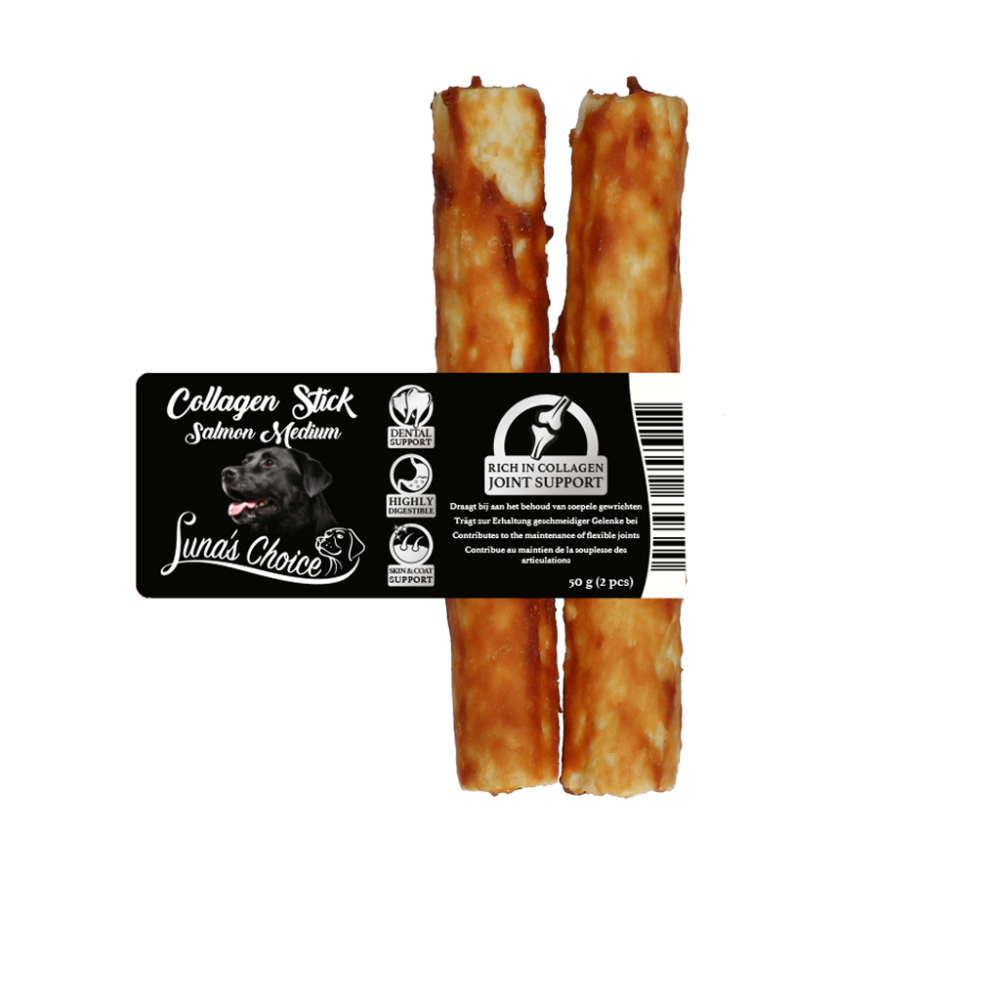 Luna's Choice Collagen Chews Stick Zalm M