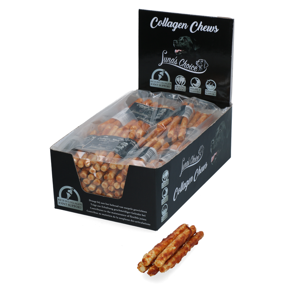 Luna's Choice Collagen Chews Stick Kip S - Afbeelding 3