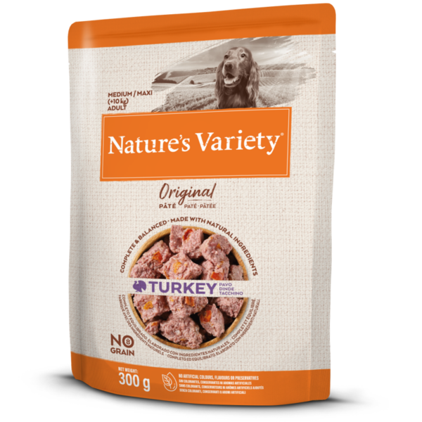 Natures Variety Original Adult Medium / Maxi Pouch Turkey No Grain