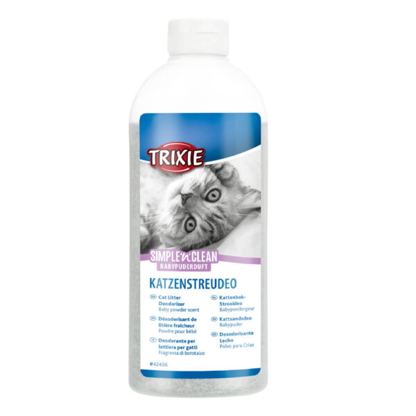 Trixie Simple'n'nclean Geurverdrijver Kattenbak Babypoedergeur