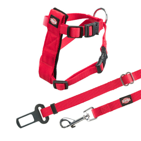 Trixie Kattentuig Voor In De Auto Rood