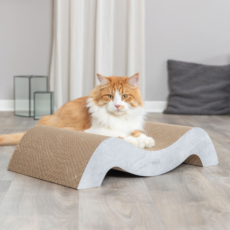 Trixie Krabmat Karton Xxl Golf Grijs - Afbeelding 4