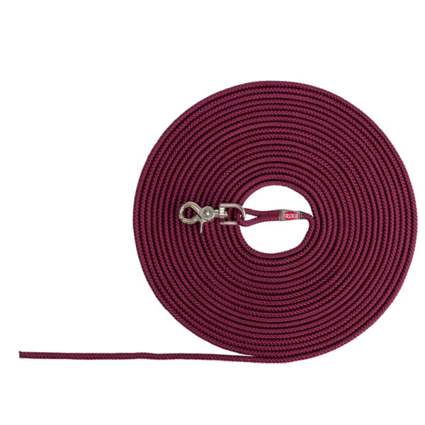 Trixie Hondenriem Sleeplijn Rond Zonder Handlus Sangria Rood