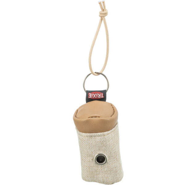 Trixie Poepzakhouder Canvaslook / Kunstleer Met 20 Poepzakjes Assorti