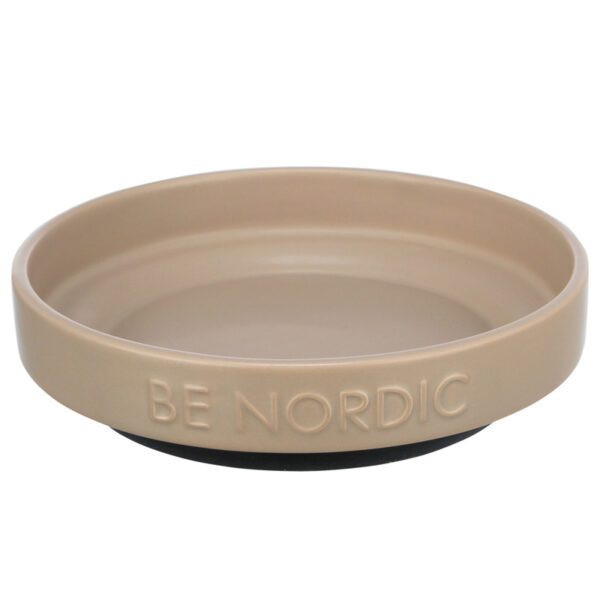 Trixie Be Nordic Voerbak Kat Keramiek / Rubber Taupe