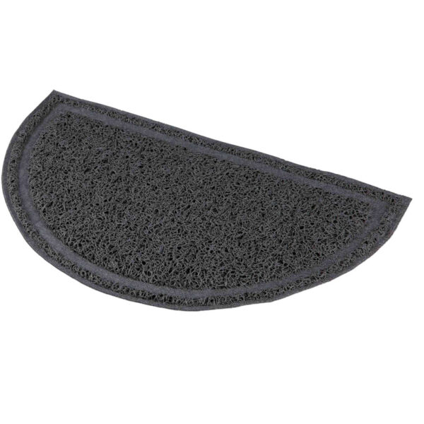 Trixie Schoonloopmat Voor Kattenbakken Halfrond Pvc Antraciet