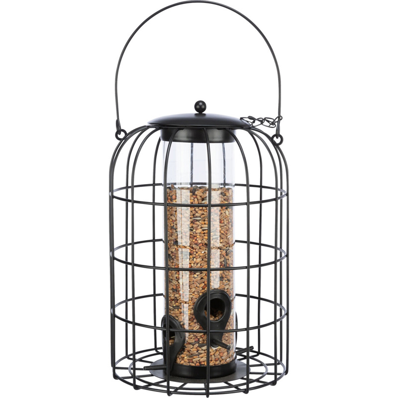 Trixie Voerdispenser Met Gaasbescherming Zwart