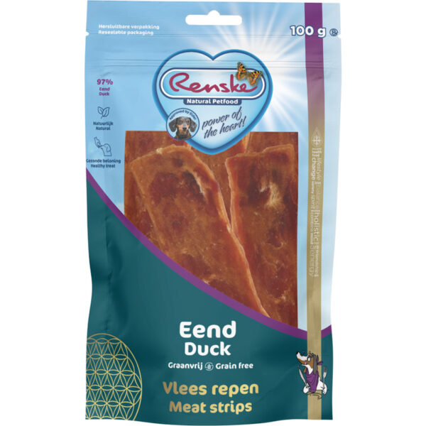 Renske Gezonde Beloning Vlees Strip Eend
