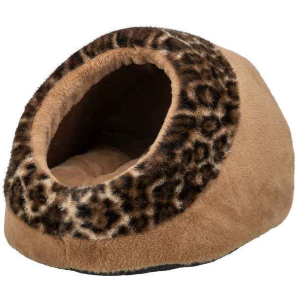 Trixie Kattenmand Iglo Leo  Soft Pluche Bruin / Panterprint