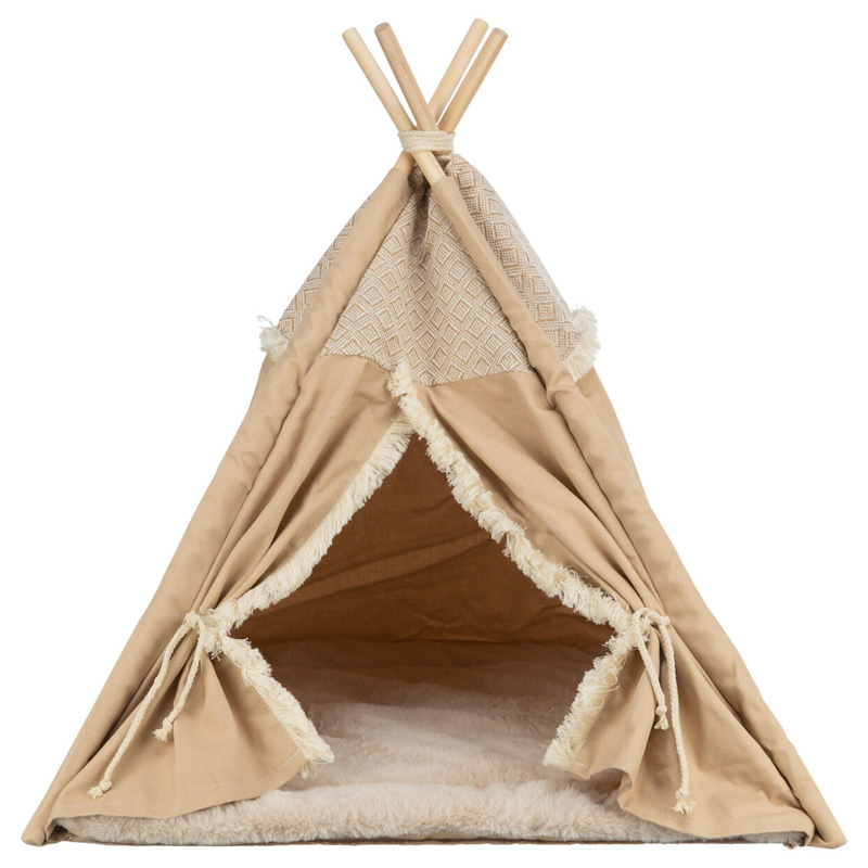 Trixie Kattenmand Tipi Boho Beige
