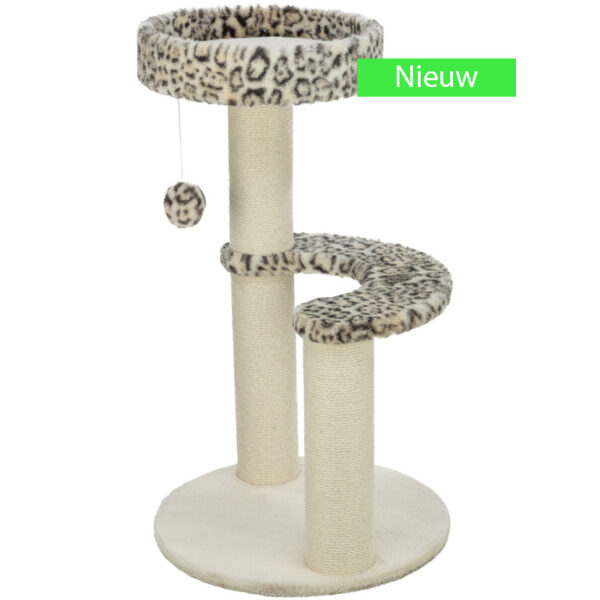 Trixie Krabpaal Leo Panterprint Rond Creme