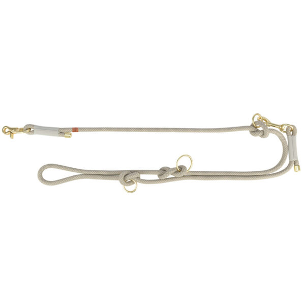 Trixie Soft Rope Hondenriem Verstelbaar Grijs / Lichtgrijs