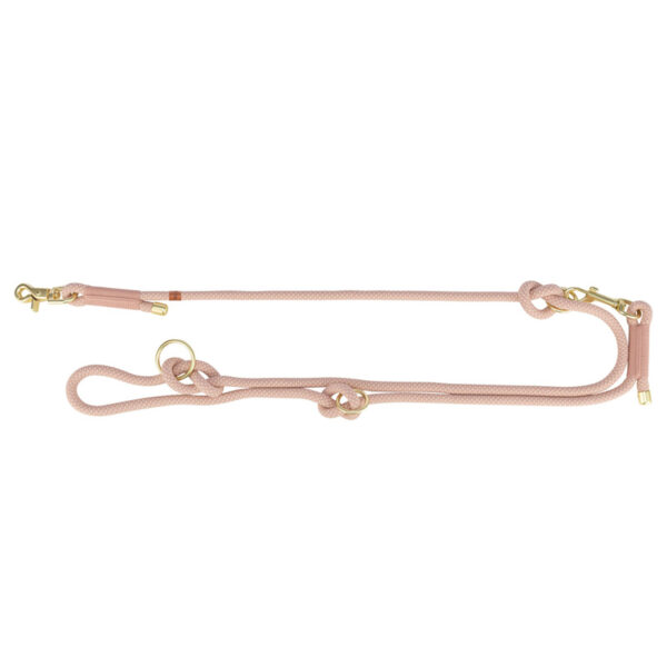 Trixie Soft Rope Hondenriem Verstelbaar Roze / Licht Roze