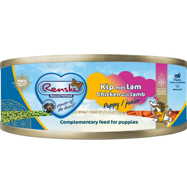 Renske Hond Pup/Junior Vers Vlees Kip / Lam
