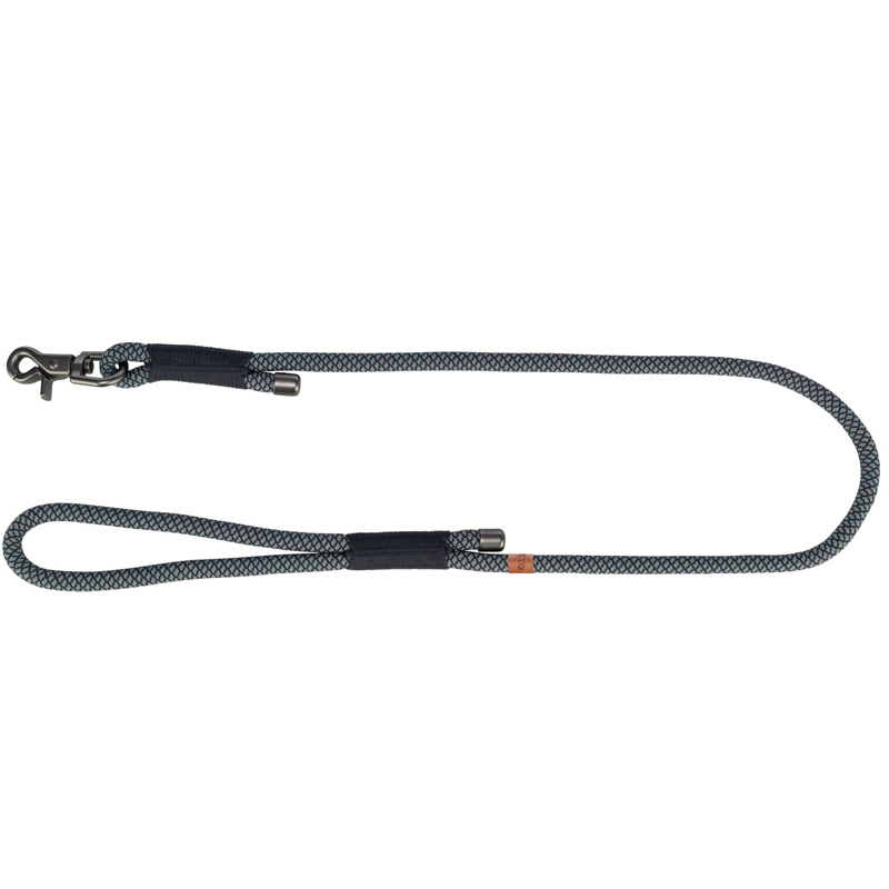 Trixie Soft Rope Hondenriem Zwart / Grijs