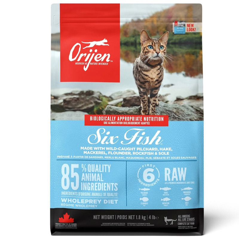 Orijen Whole Prey 6 Fish Cat