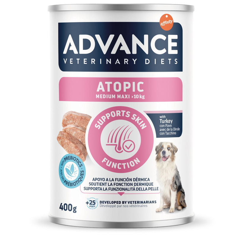 Advance Veterinary Diet Dog Atopic Gevoelige Huid Medium / Maxi