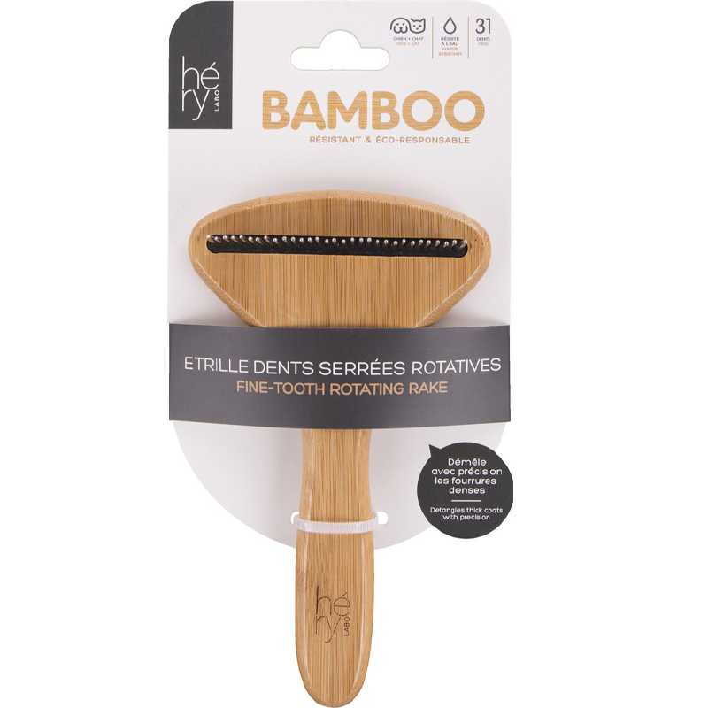 Hery Labo Roskam Fijn Met Roterende Tanden Bamboe