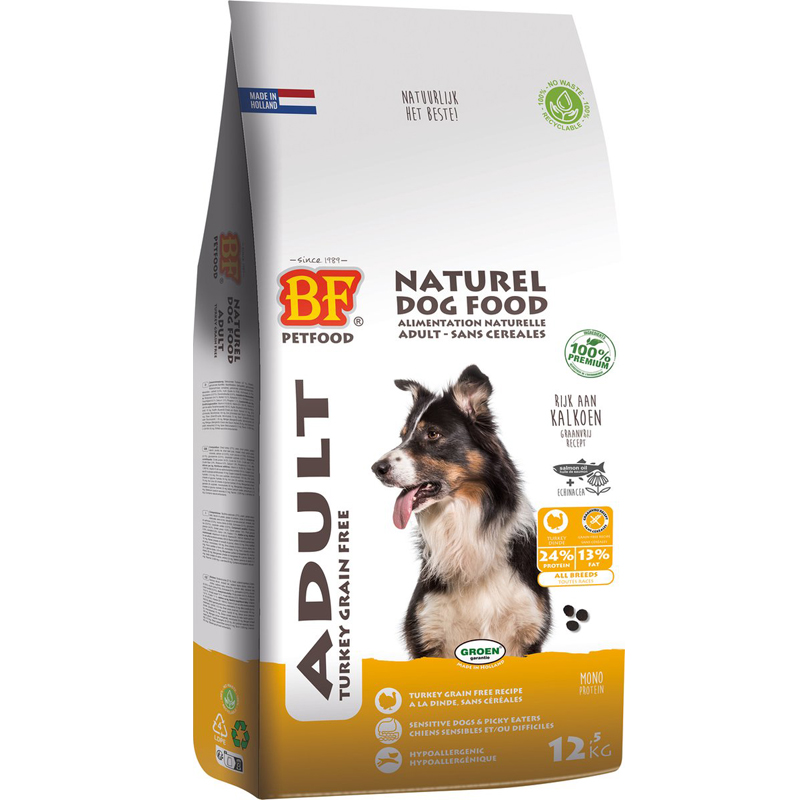 Bf Petfood Adult Kalkoen Graanvrij
