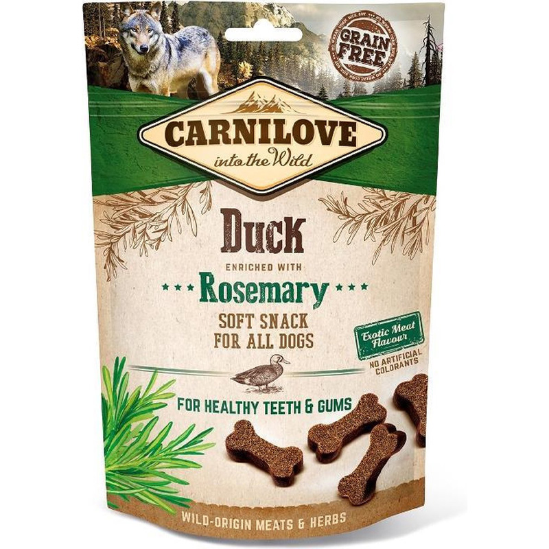 Carnilove Soft Snack Eend / Rozemarijn