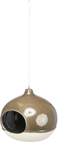 Trixie Voerbak Hangend Keramiek Creme / Bosgroen - Afbeelding 4