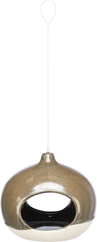 Trixie Voerbak Hangend Keramiek Creme / Bosgroen - Afbeelding 5