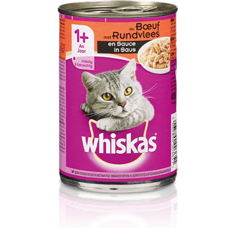 Whiskas Blik Adult Rund In Saus
