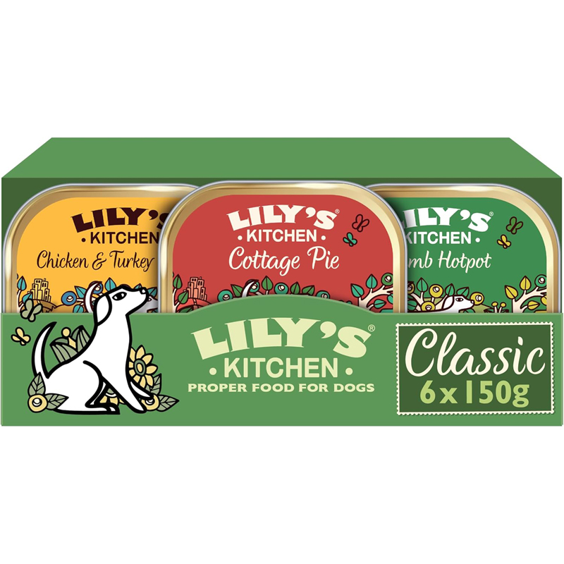 Lily's Kitchen Dog Adult Classic Dinners Tray Multipack