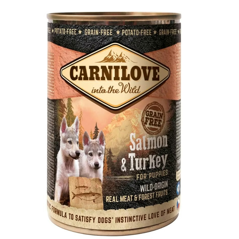 Carnilove Dog Blik Zalm / Kalkoen Voor Puppies