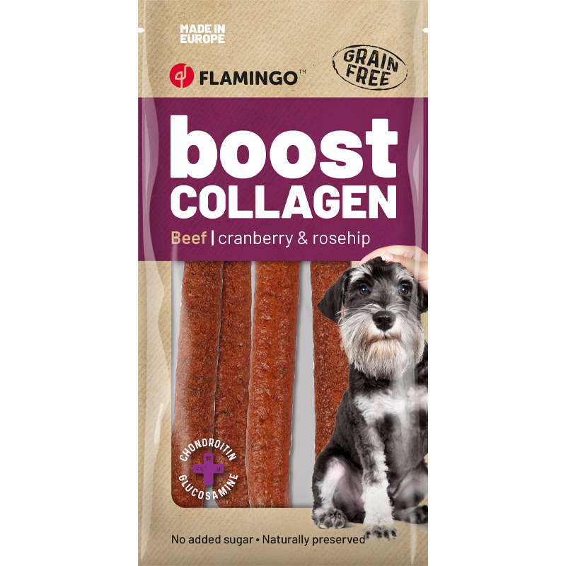 Snack Boost Worst met rund & collageen