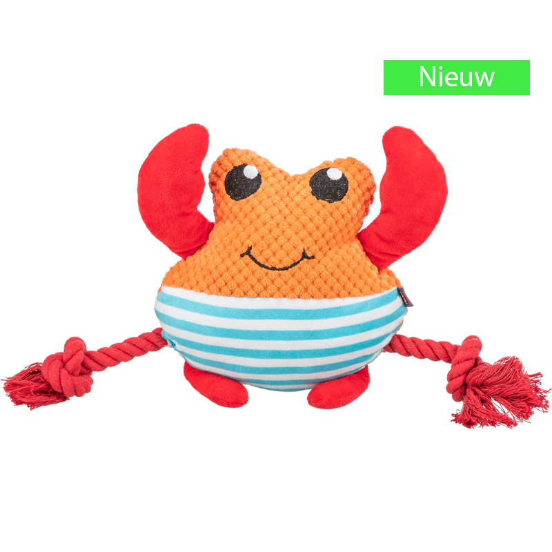 Trixie Krab Met Flostouw Oranje