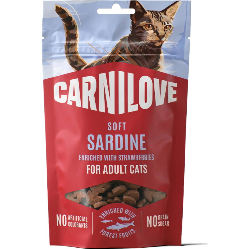 Carnilove Soft Snack Sardines / Strawberry