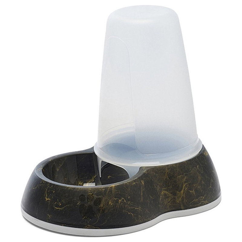 Savic Voerdispencer Loop Marble Zwart / Goud