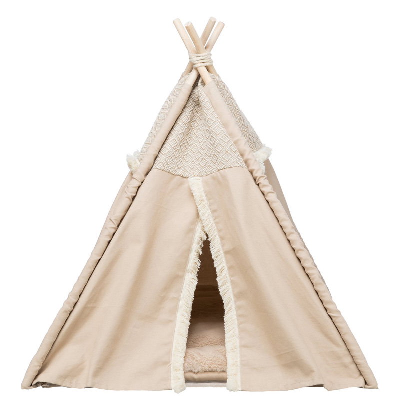 Trixie Kattenmand Tipi Boho Beige