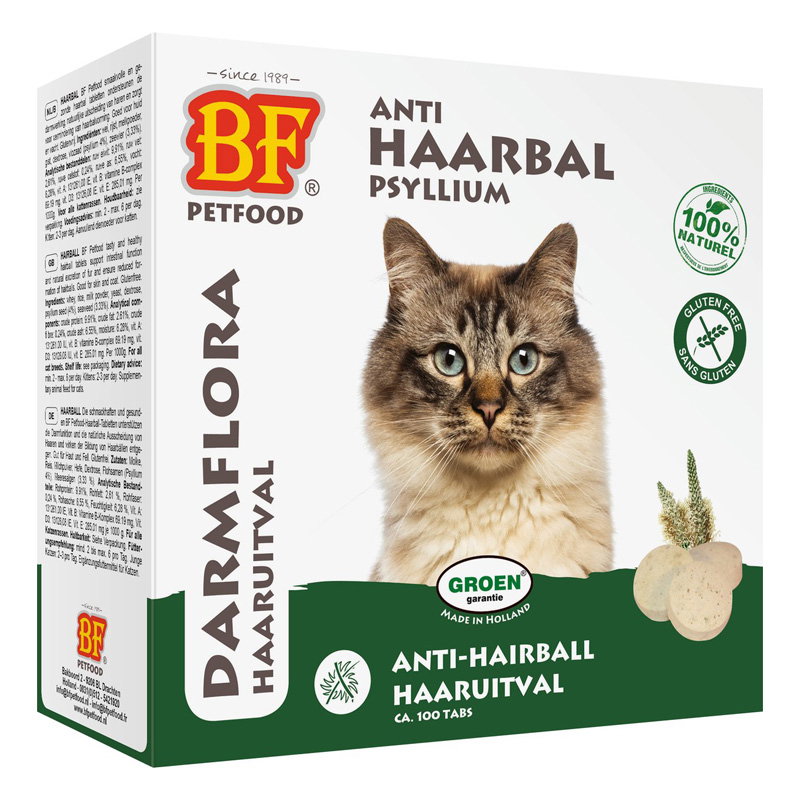 Bf Petfood Kattensnoepje Hairball Bij Haarbal 100 St