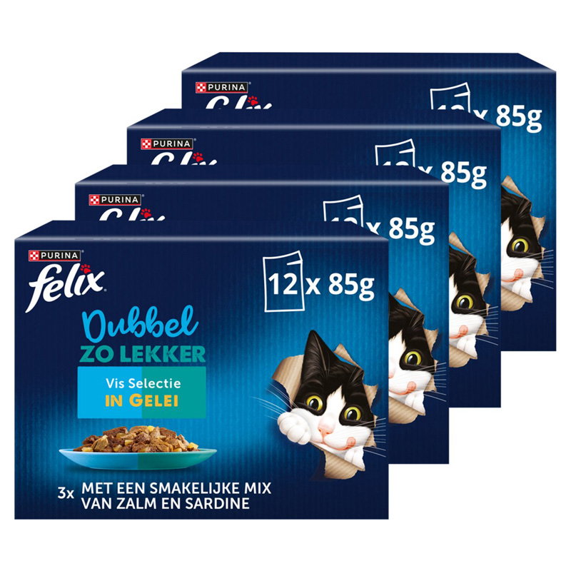 Felix Dubbel Zo Lekker Vis Selectie In Gelei