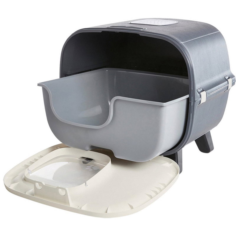 Savic Kattenbak Mira Deluxe Antraciet / Wit