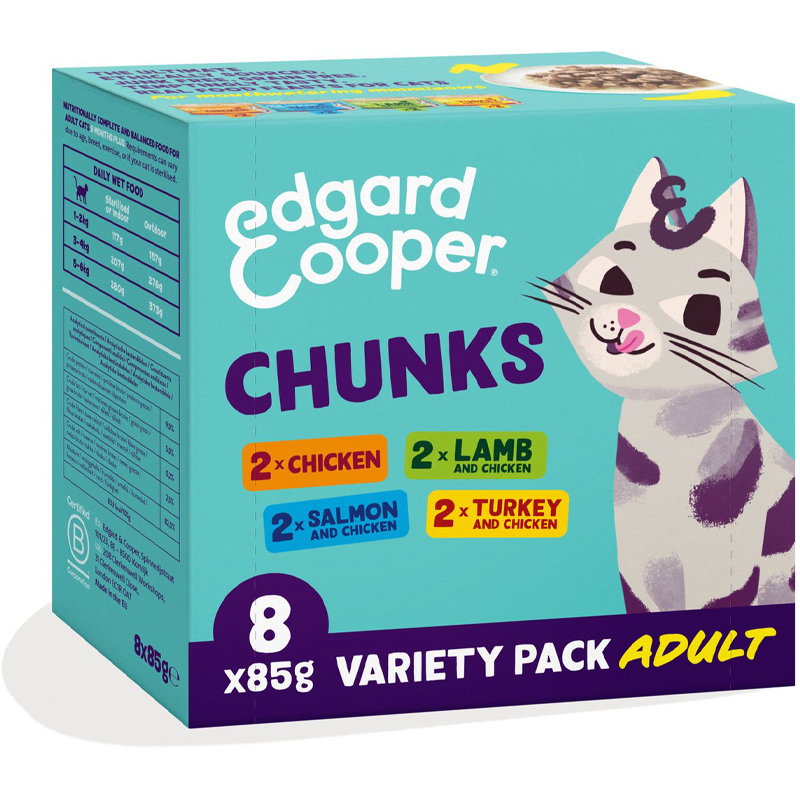 Edgard & Cooper Kat Adult Chunks Multipack
