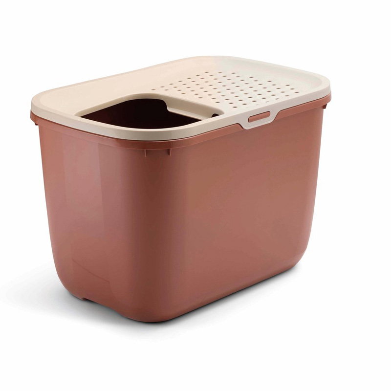 Savic Kattenbak Hop In Champagne Roze / Terracotta