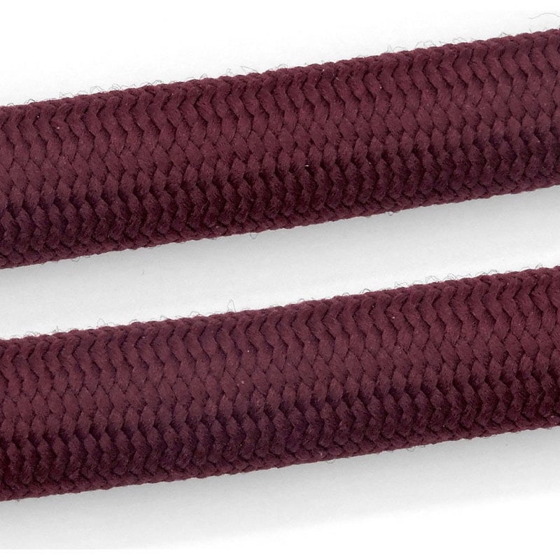 Morso Half Slip Halsband Hond Soft Rope Gerecycled Plum Paars
