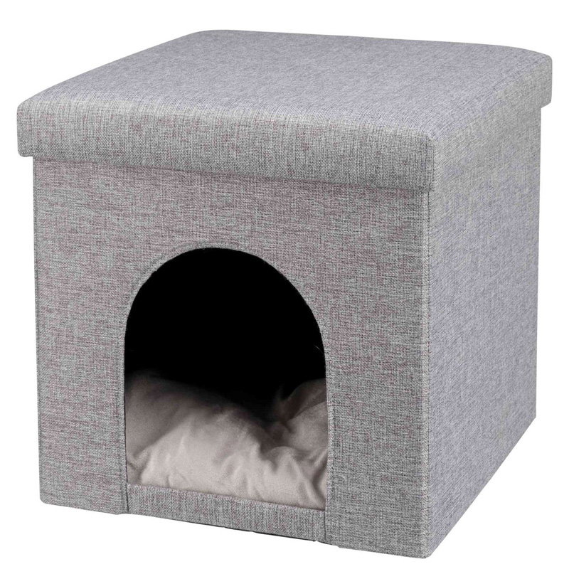 Trixie Poef Kattenmand Relax-Iglo Alois Grijs